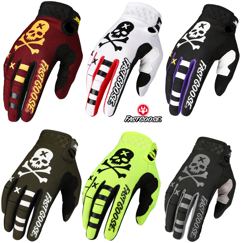 Cycling Glove Padded - FASTGOOSE モトクロス MX グローブオートバイフルフィンガーバイク BMX MTB