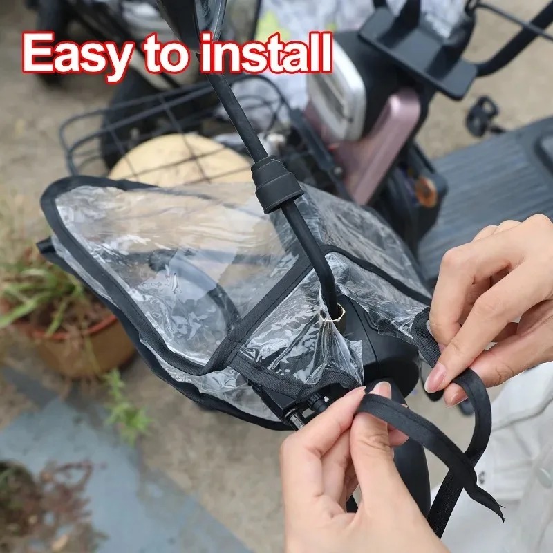 冬用ハンドルカバーマフ、耐熱性暖かいバイカーグローブ、オート - Heat Resistant Glove のレビューと価格