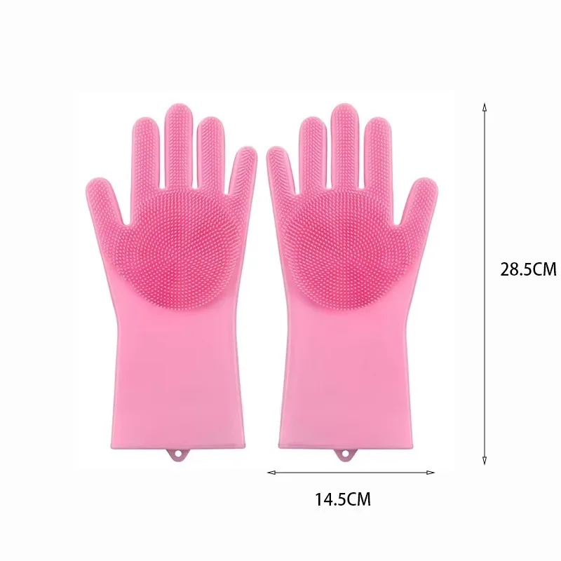 1pc シリコーン食器洗い手袋クリーニング手袋シリコーンゴム - Dish Glove Rubber のレビューと価格