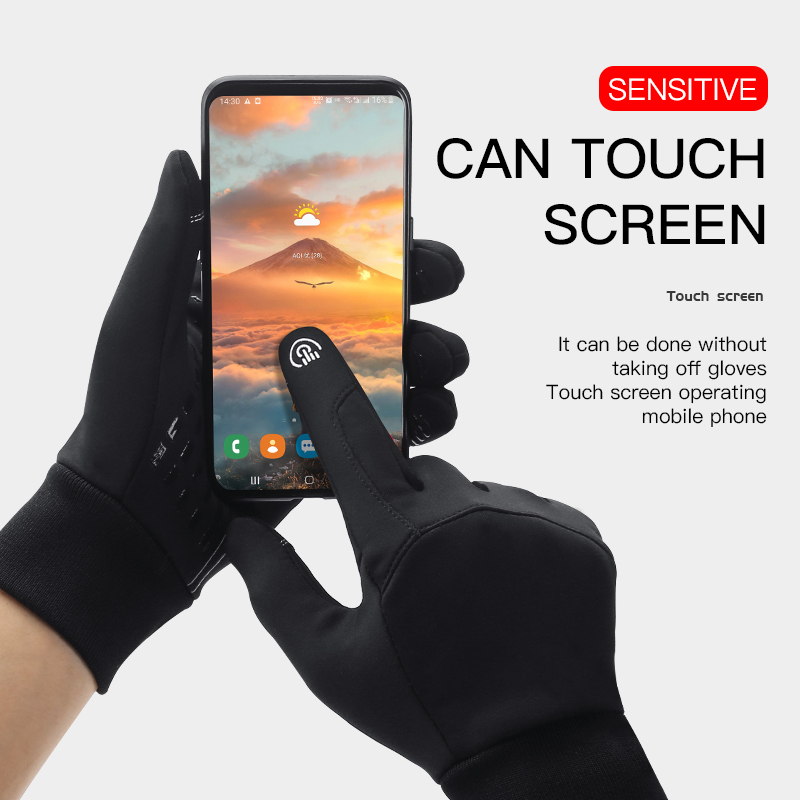 ホット販売冬のアウトドアスポーツランニンググローブ暖かいタッ - Magic Touch Glove のレビューと価格