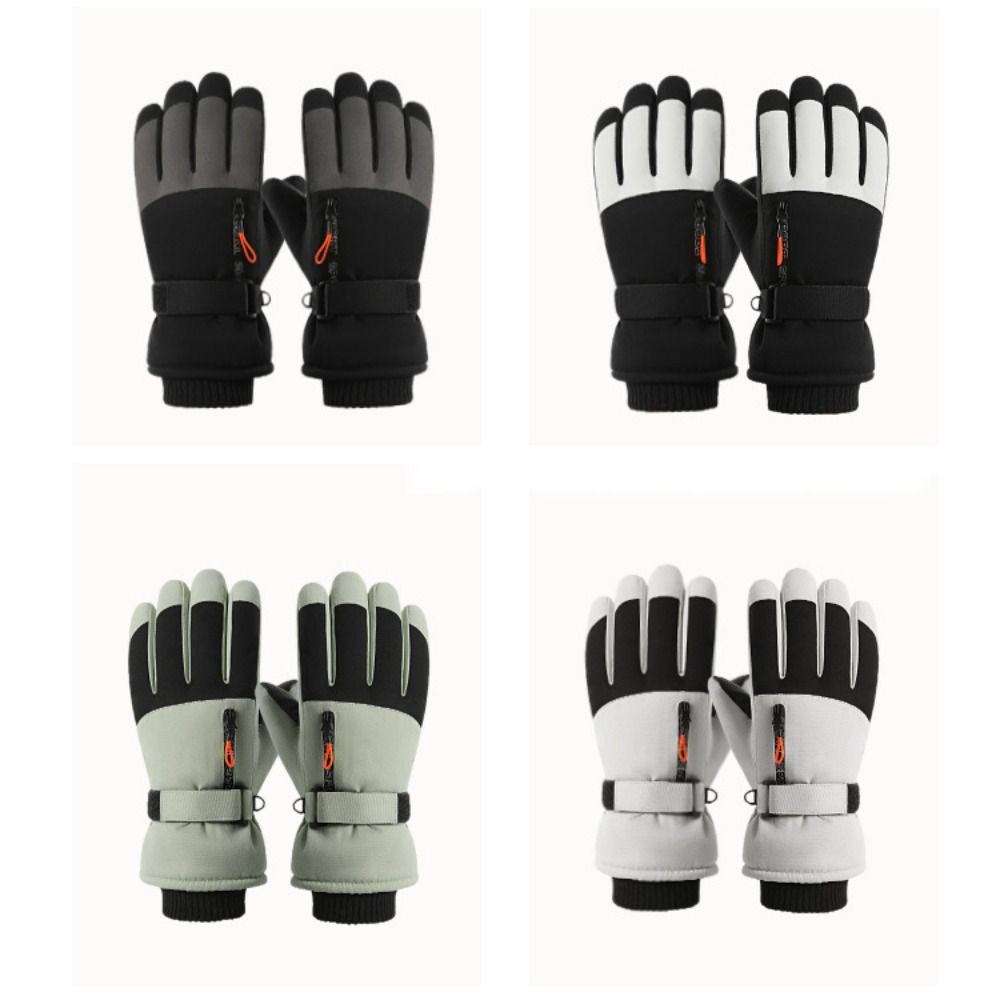 防風冬暖かい手袋タッチスクリーン肥厚スノーボードスキーグロー - Ski Glove Waterproof のレビューと価格