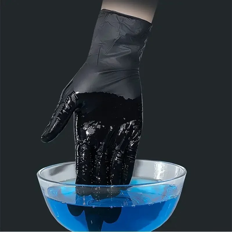 1/100 個使い捨て黒手袋ラテックスフリーニトリル PVC - Latex Disposable Glove のレビューと価格