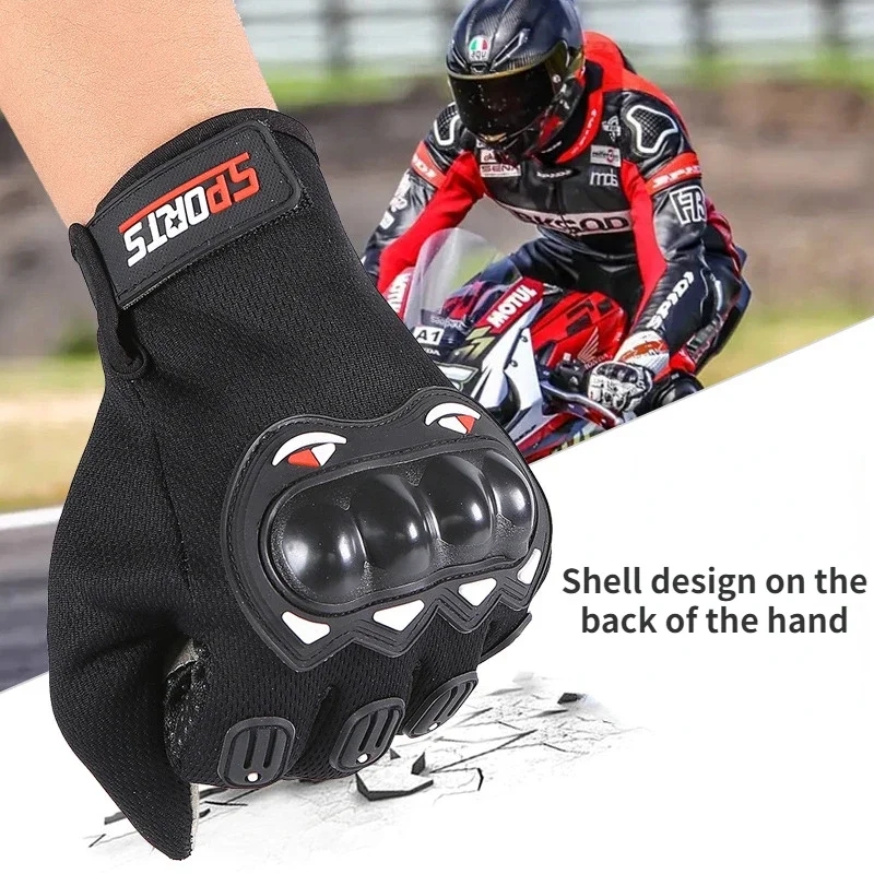 男性のオートバイの手袋フル/ハーフフィンガー戦術ナックル保護 - Motorcycle Glove Knuckle のレビューと価格
