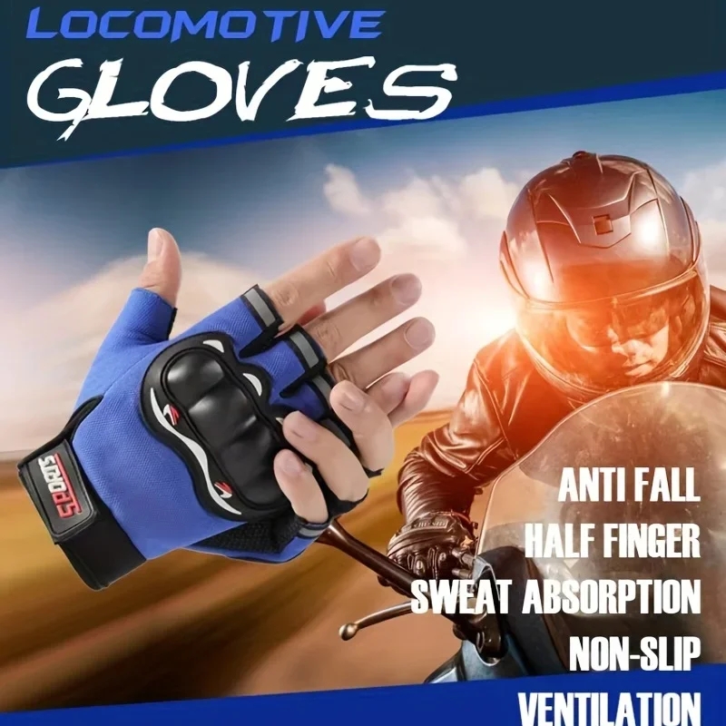 男性のオートバイの手袋フル/ハーフフィンガー戦術ナックル保護 - Motorcycle Glove Knuckle のレビューと価格
