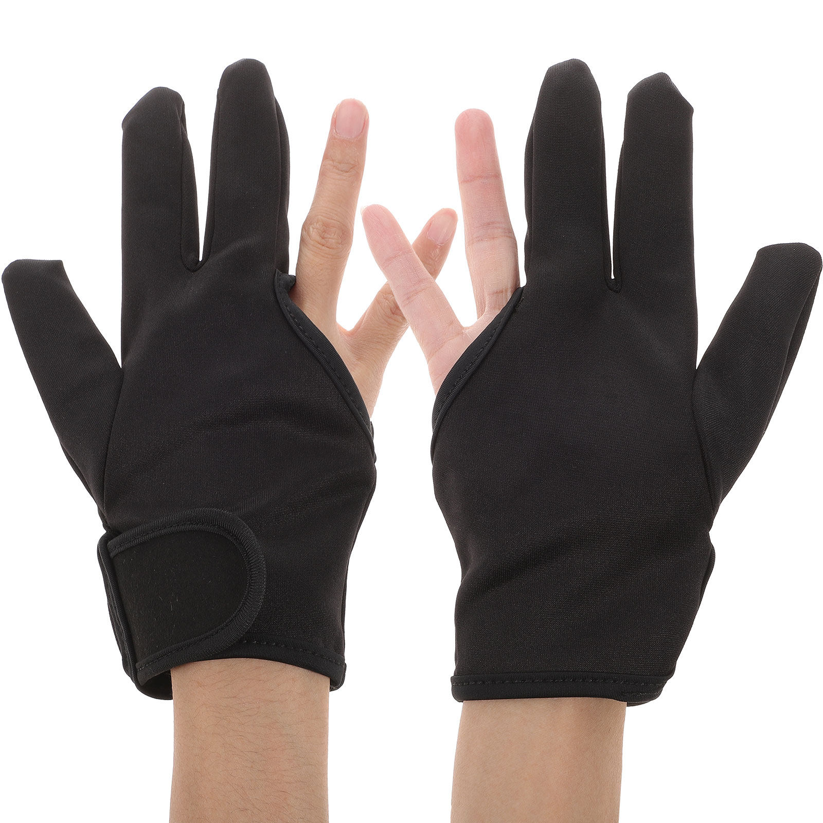 理髪グローブ 3 指耐熱絶縁フィンガーグローブ黒ストレートカ - Heat Resistant Glove のレビューと価格